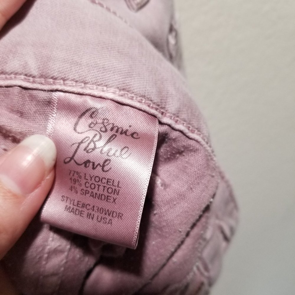 Cosmic Blue Love Pants - Light Pink - Size 29